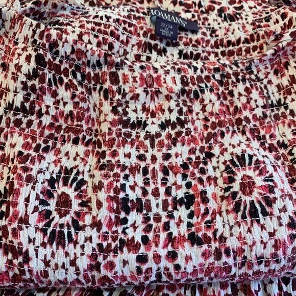 Romans Two In One Maxi Dress Size 1X Black/Pink - Picture 8 of 11